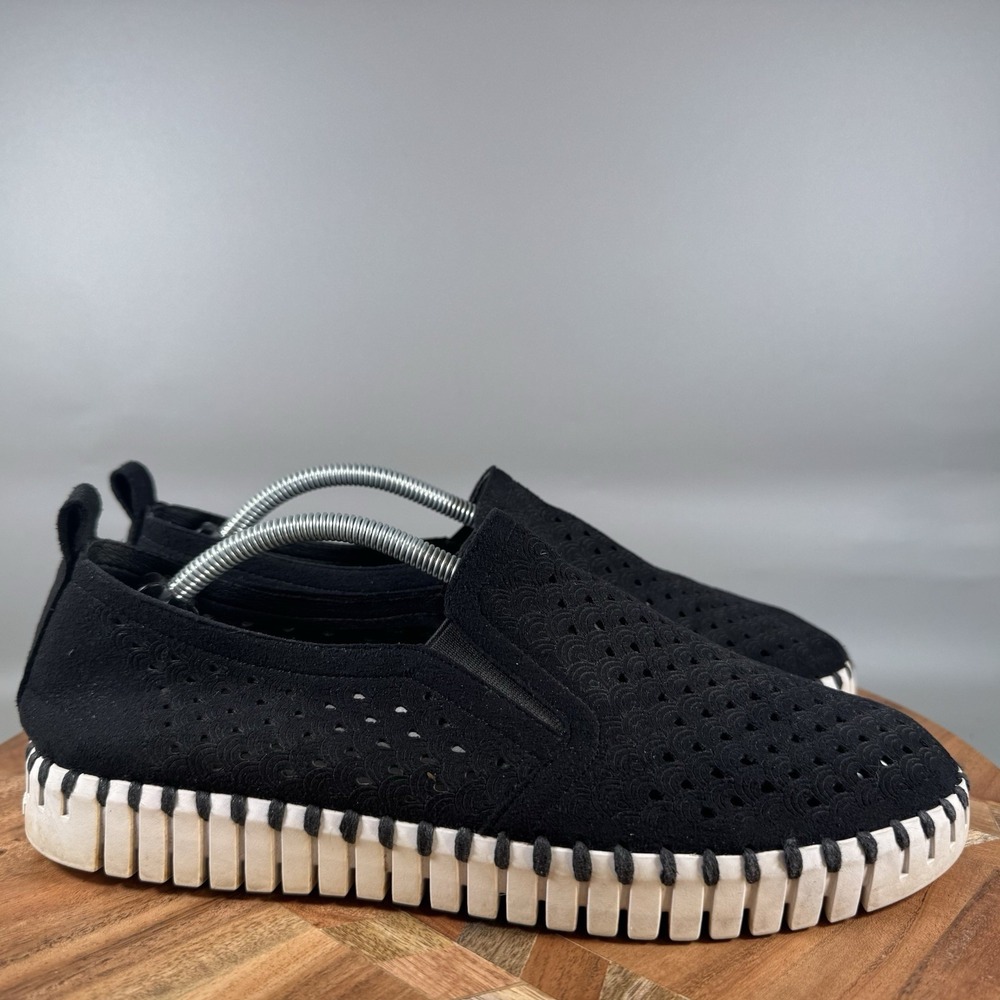 Ilse Jacobsen Hornbak Size‎ 39 9 Tulip Shoes Slip on Black Comfort